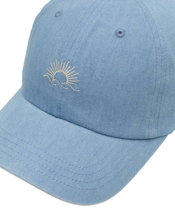 Tentree TAU6572 Embroidered Denim Peak Hat