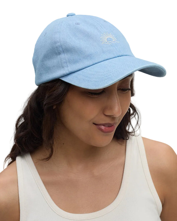 Tentree TAU6572 Embroidered Denim Peak Hat