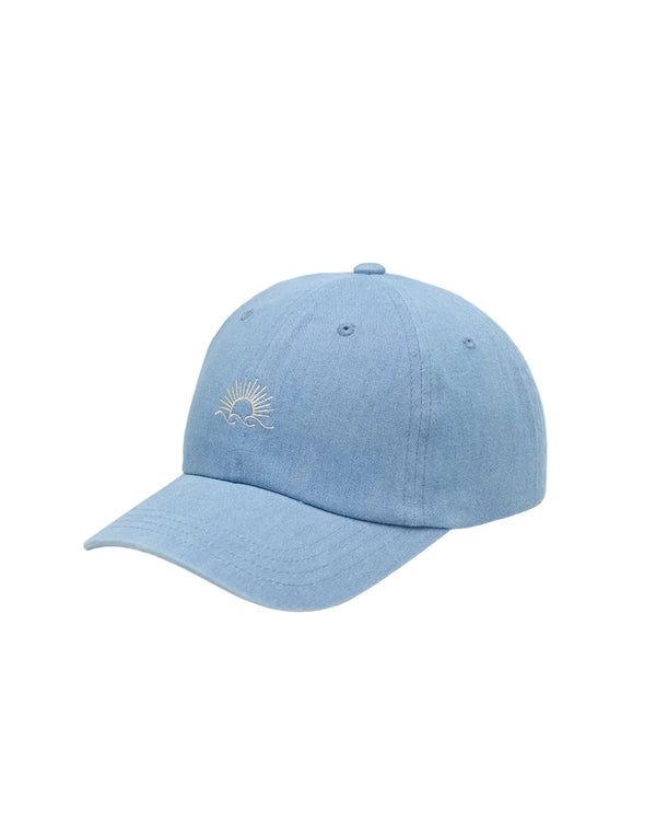 Tentree TAU6572 Embroidered Denim Peak Hat