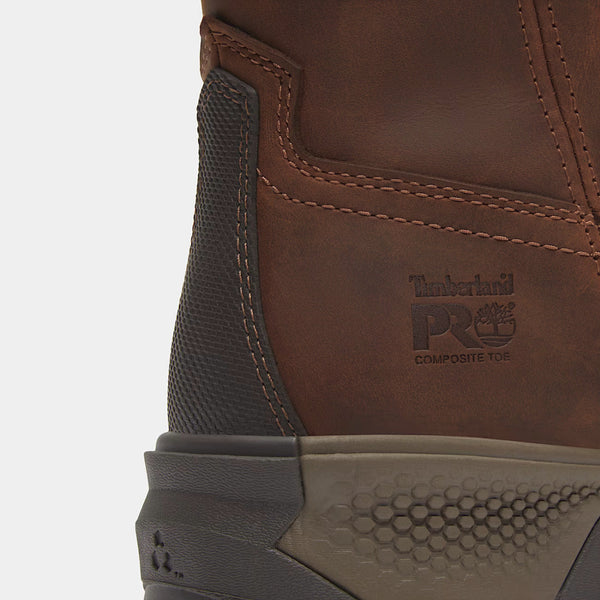 Timberland TB0A44DG Men's PRO TitanEV Pull-On Composite Toe Waterproof Work Boot