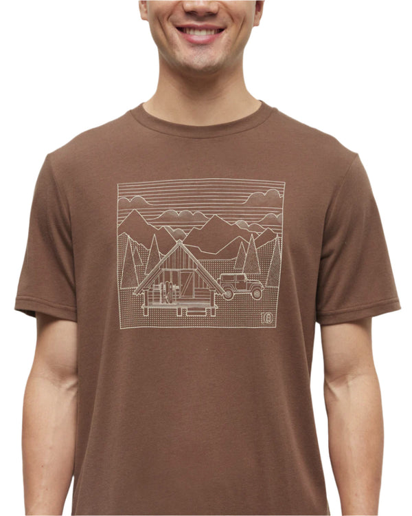 Tentree TCM6280 Men's Front Country Cabin T-Shirt