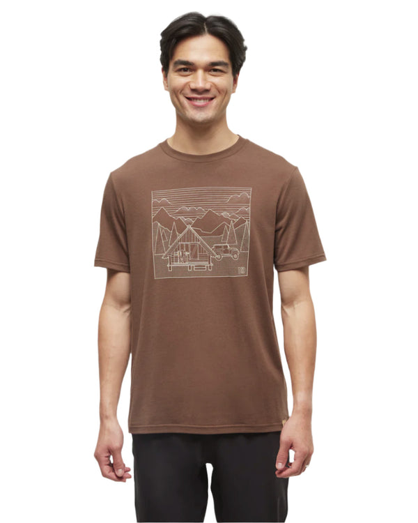 Tentree TCM6280 Men's Front Country Cabin T-Shirt