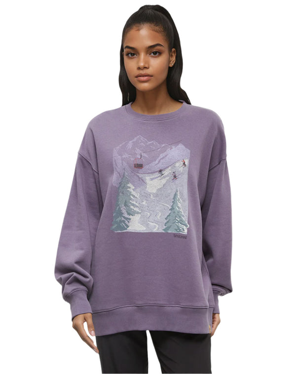 Tentree TCW6347 Women's Alpine Oversized Crew