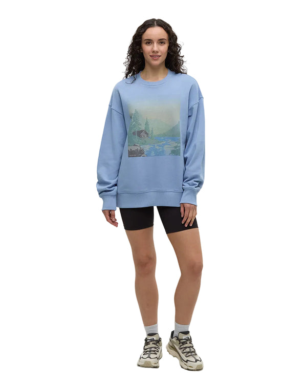 Tentree TCW6478 Women's Washed Lakeshore Crew
