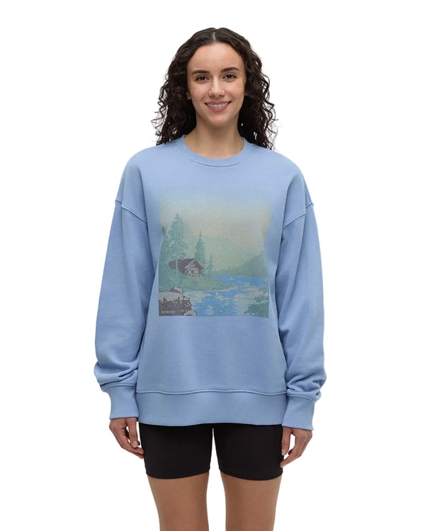 Tentree TCW6478 Women's Washed Lakeshore Crew