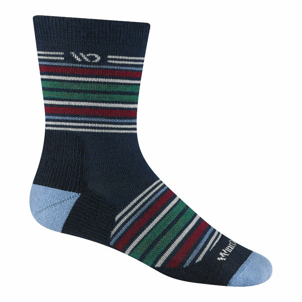 Wide Open 9005 Men's Multi Stripe Cushioned Micro Crew
