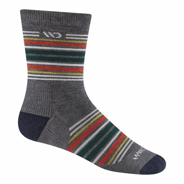 Wide Open 9005 Men's Multi Stripe Cushioned Micro Crew
