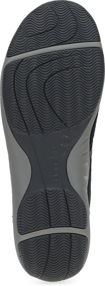 Dansko 4854100210 Women's Harlyn Black/Black Suede