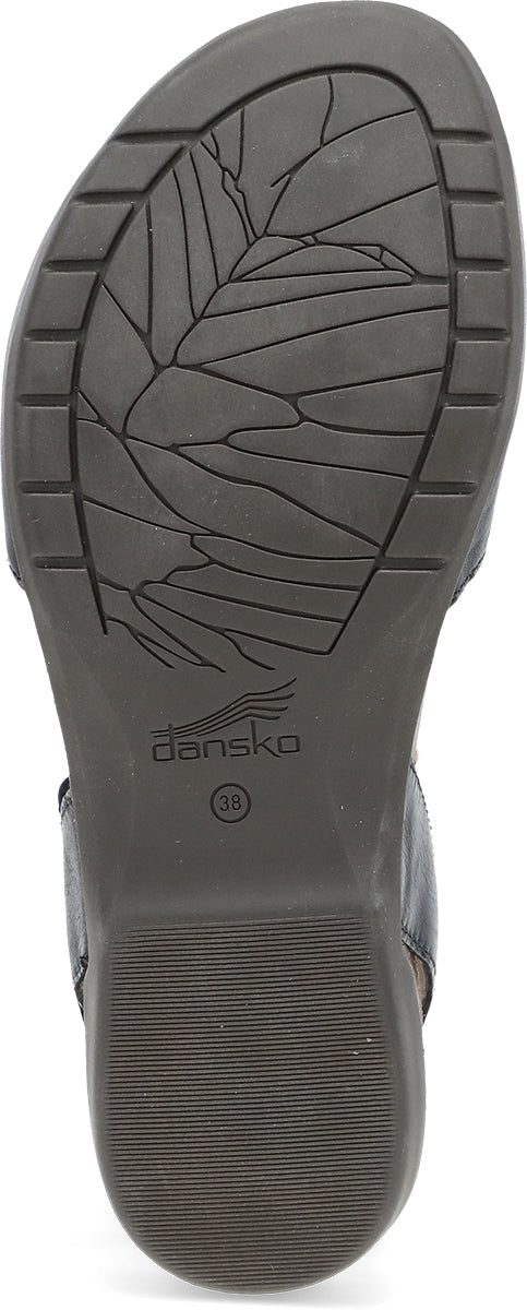 Dansko 6025475300 Women's Rowan Black Waxy Burnished