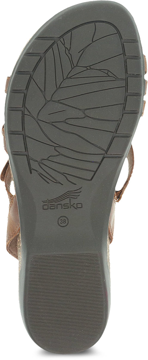 Dansko 6029-155300 Women's Roslyn Tan Waxy Burnished