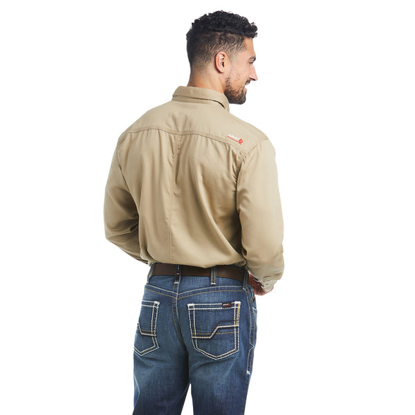 Ariat 10012251 Men's FR Solid Work Shirt