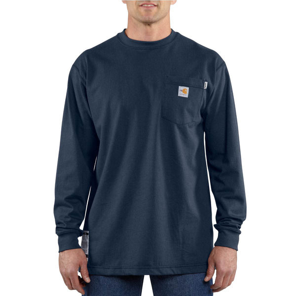 Carhartt 100235 Men's Flame-Resistant Force Cotton Long-Sleeve T-Shirt