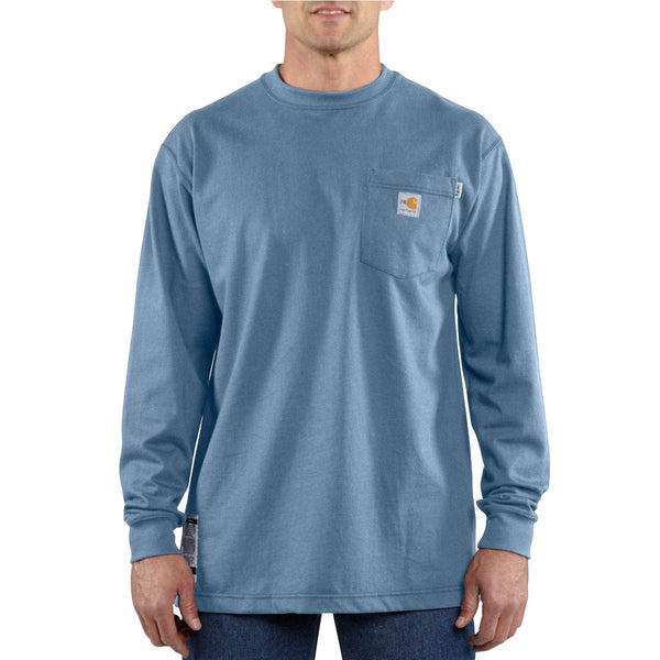 Carhartt 100235 Men's Flame-Resistant Force Cotton Long-Sleeve T-Shirt