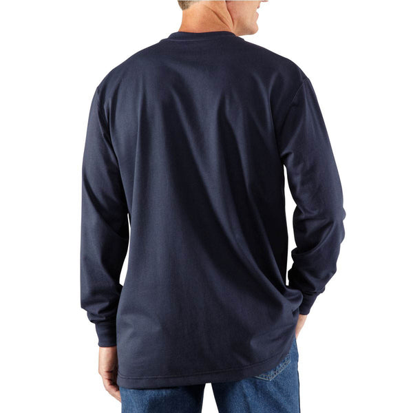 Carhartt 100237 Men's Flame-Resistant Force Cotton Long Sleeve Henley