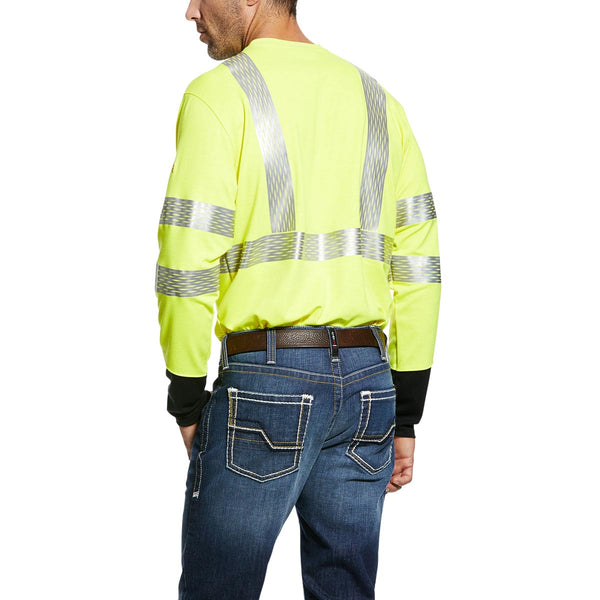 Ariat 10025432 Men's FR Hi-Vis LS T-Shirt