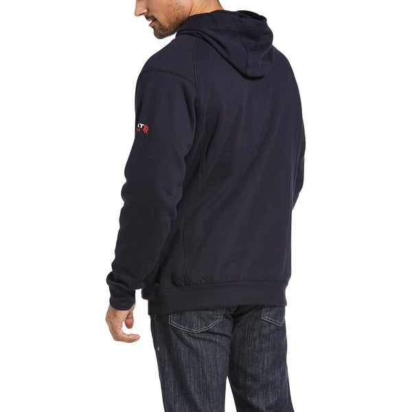 Ariat 10032830 Men's FR Reversible Pullover Hoodie - Navy