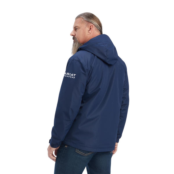 Ariat 10041405 Men's Rebar Stormshell Waterproof Jacket-Navy