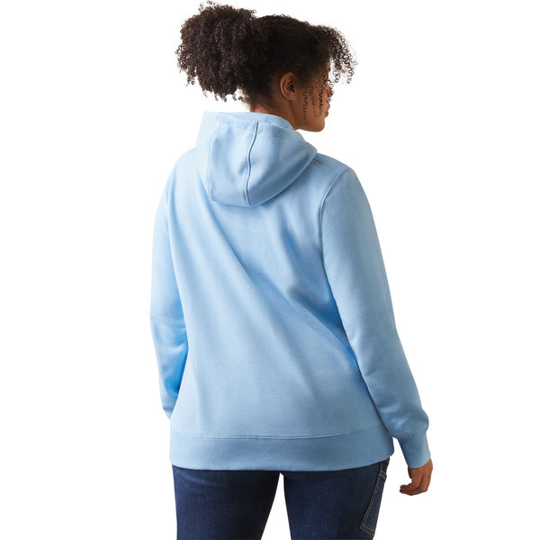 Ariat 10043365 Women's Rebar Graphic Hoodie-Blue