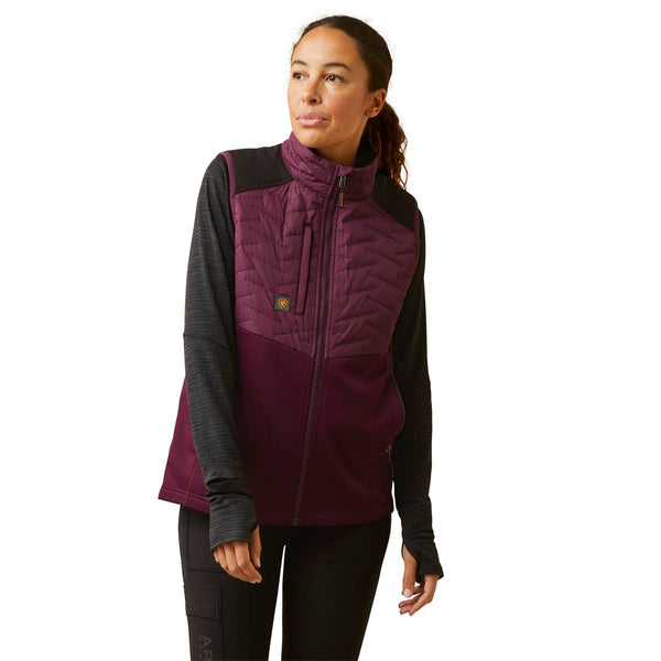 Ariat 10046156 Women's Rebar Cloud 9 Insulated Vest - Potent Purple