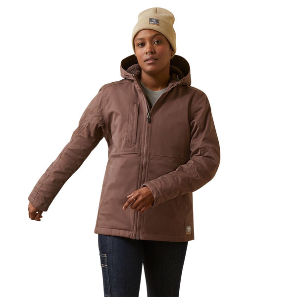 Ariat 10046559 Women's Rebar DuraCanvas Insulated Jacket - Peppercorn