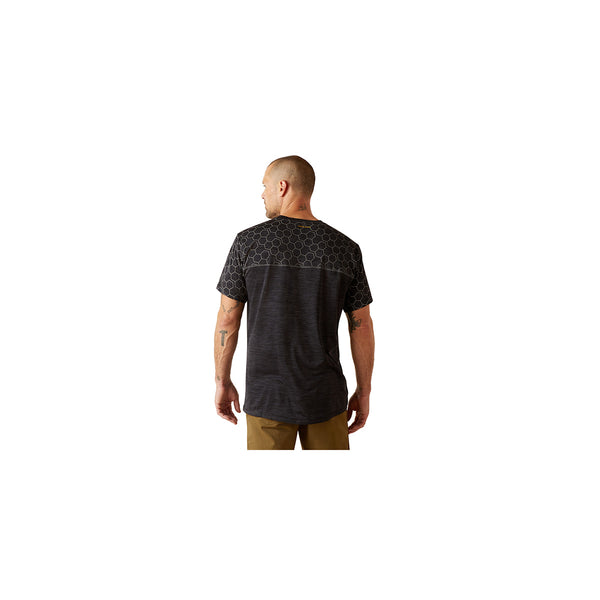 Ariat 10048976 Men's Rebar Evolution Reflective Short Sleeve T-Shirt-Black