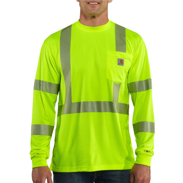 Carhartt 100496 Men's High-Visibility Long Sleeve Class 3 T-Shirt