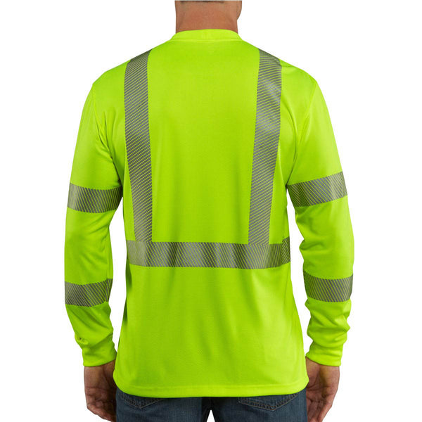 Carhartt 100496 Men's High-Visibility Long Sleeve Class 3 T-Shirt