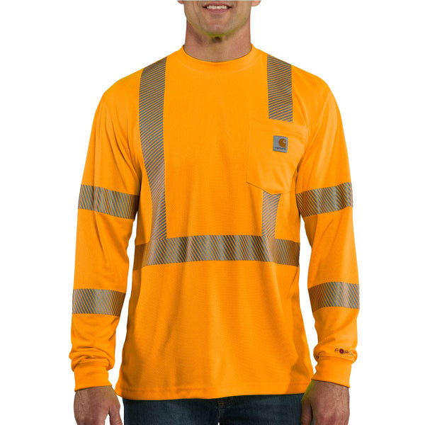 Carhartt 100496 Men's High-Visibility Long Sleeve Class 3 T-Shirt