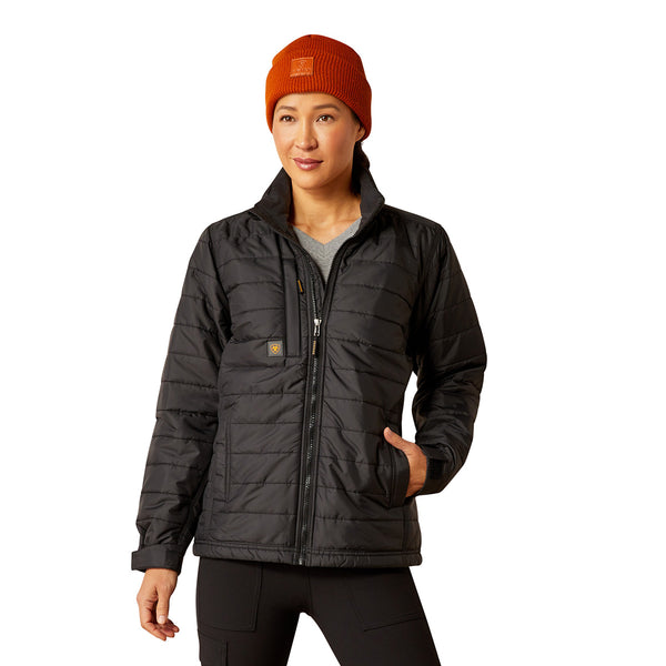 Ariat 10052029 Women's Rebar Cordura Ripstop Lightweight Insulated Jacket - Black