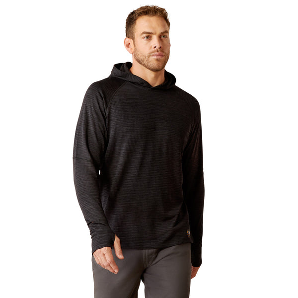 Ariat 10052063 Men's Rebar Gridwork Hoodie - Black