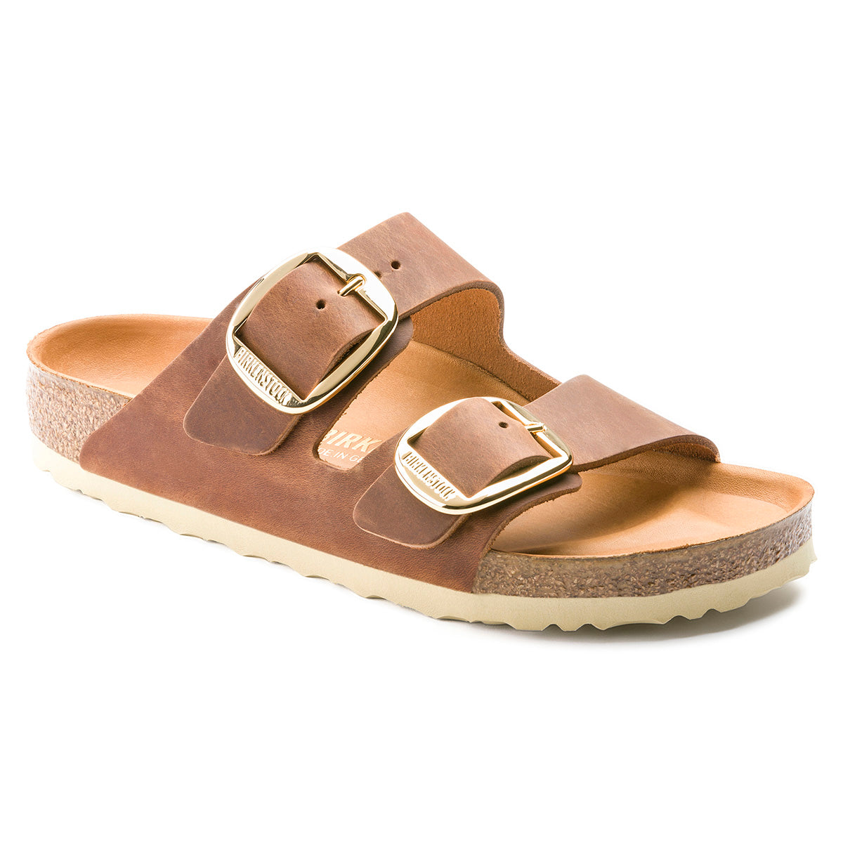 Birkenstock-Arizona Big Buckle Cognac Oiled Leather – Getz's Inc.