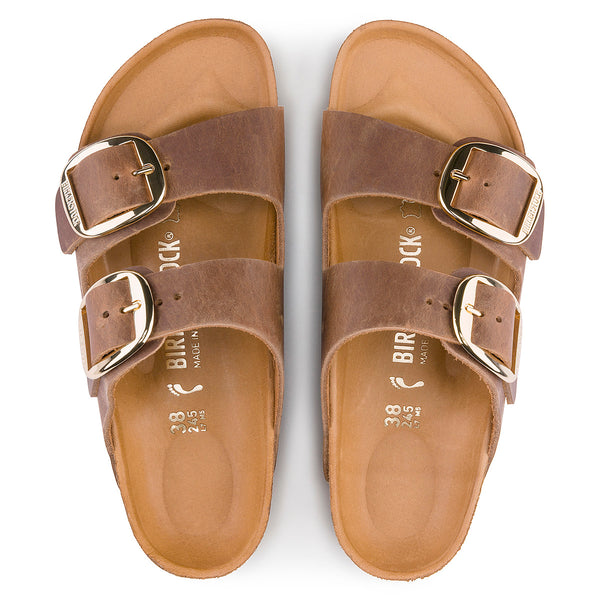 Birkenstock 1011072 Arizona Big Buckle Cognac Oiled Leather