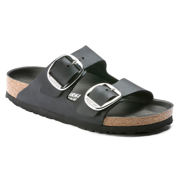 Birkenstock 1011074 Arizona Big Buckle Black Oiled Leather