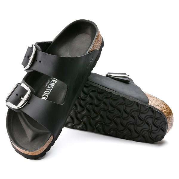 Birkenstock 1011074 Arizona Big Buckle Black Oiled Leather