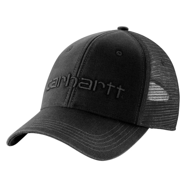 Carhartt 101195 Men's Canvas Mesh-Back Logo Graphic Cap