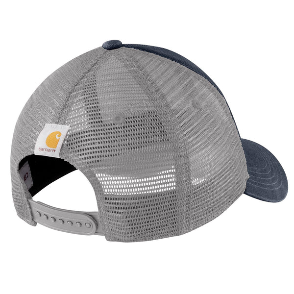 Carhartt 101195 Men's Canvas Mesh-Back Logo Graphic Cap