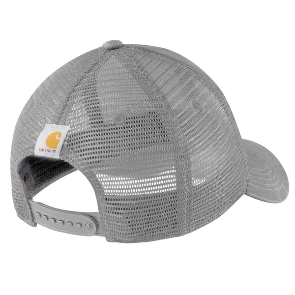 Carhartt 101195 Men's Canvas Mesh-Back Logo Graphic Cap