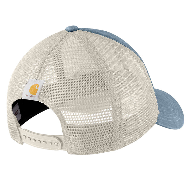 Carhartt 101195 Men's Canvas Mesh-Back Logo Graphic Cap