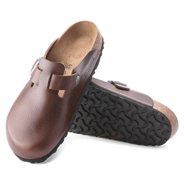 Birkenstock 1023449 Boston Grip Vintage Roast Leather