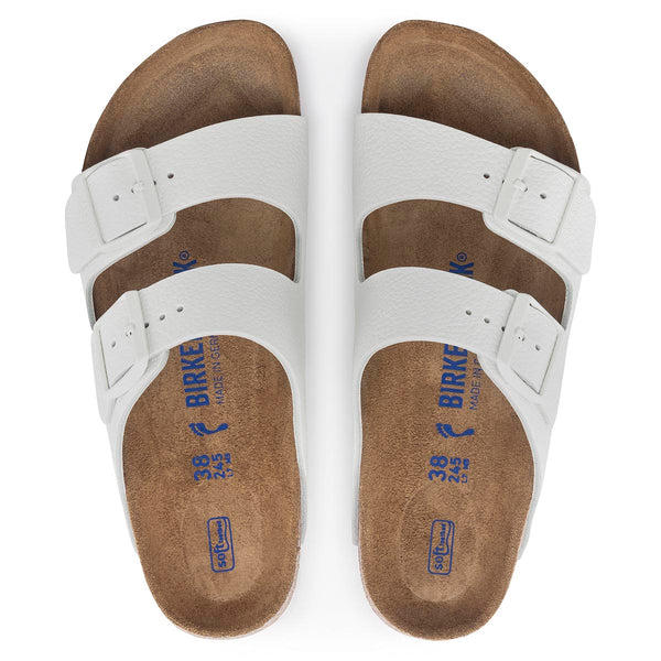 Birkenstock 1024945 Arizona Soft Footbed White