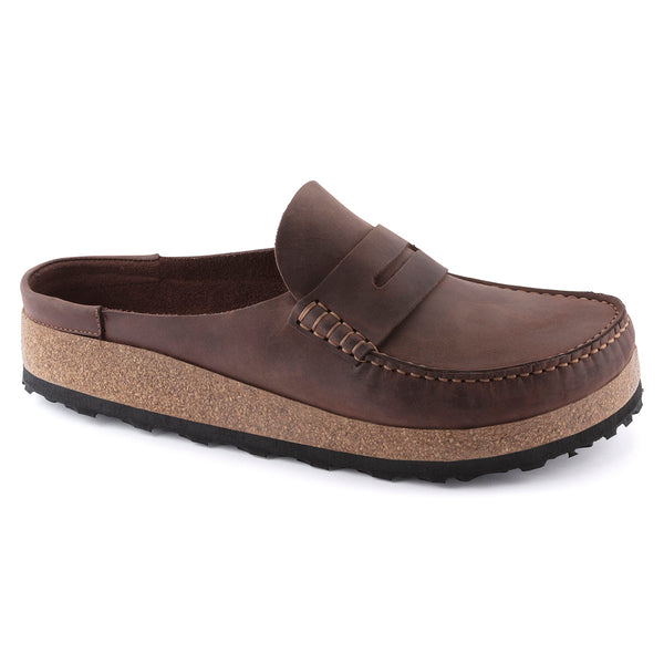 Birkenstock 1025033 Men's Naples Grip Habana Oiled Leather