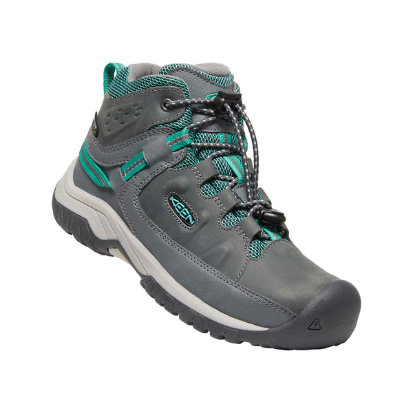 KEEN 1026301 Youth Targhee Mid WP Sizes 1-6 Steel Grey