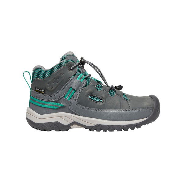 KEEN 1026301 Youth Targhee Mid WP Sizes 1-6 Steel Grey