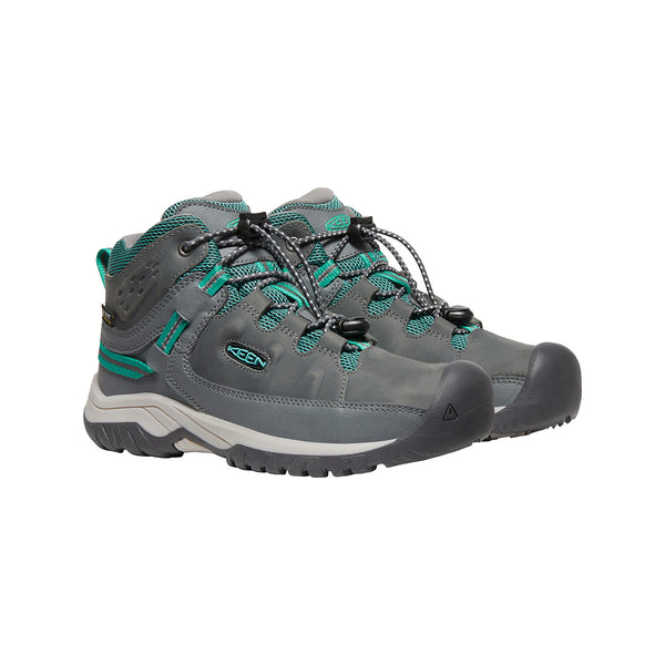 KEEN 1026301 Youth Targhee Mid WP Sizes 1-6 Steel Grey