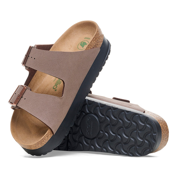 Birkenstock 1027417 Arizona Platform Vegan Mocha Birkibuc