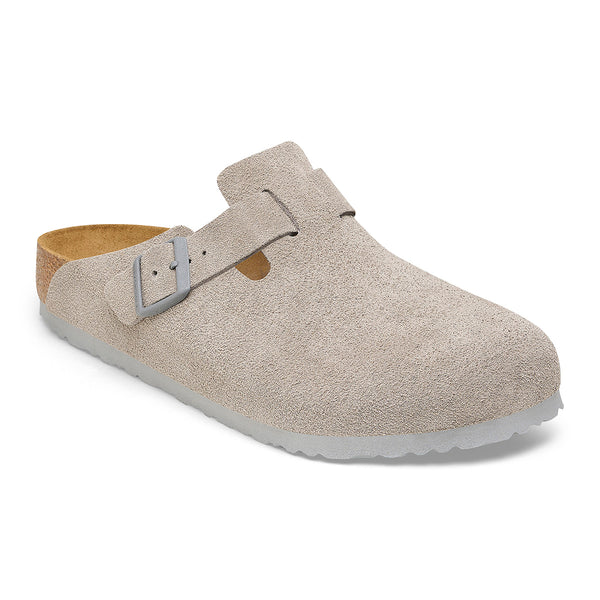 Birkenstock 1027751 Boston Stone Coin Suede - Narrow