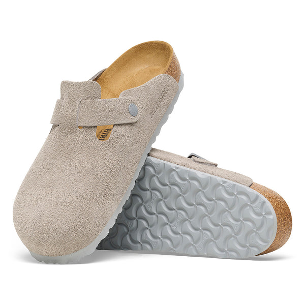 Birkenstock 1027751 Boston Stone Coin Suede - Narrow