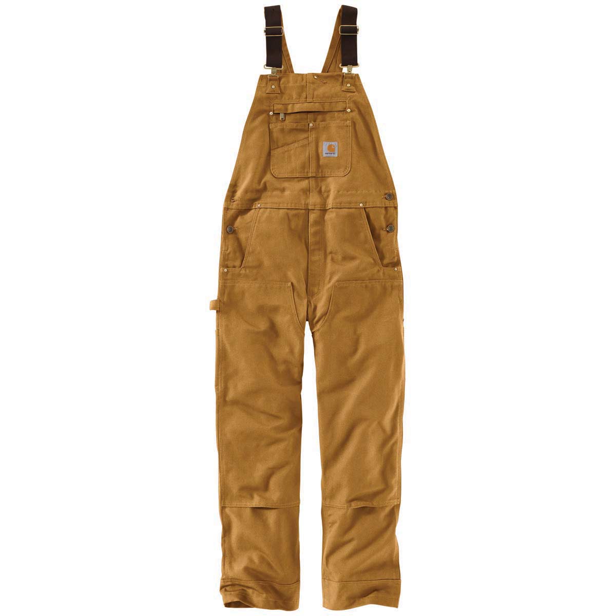 Carhartt-Men's Relaxed Fit Duck Bib Overall - Carhartt Brown