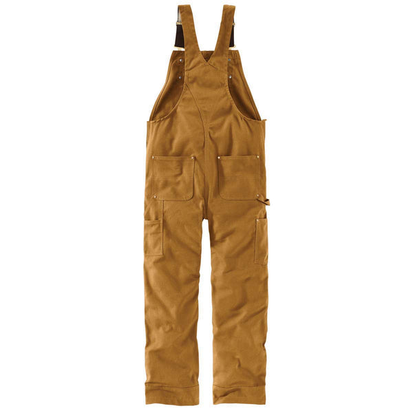 Carhartt 102776-211 Men's Relaxed Fit Duck Bib Overall - Carhartt Brown