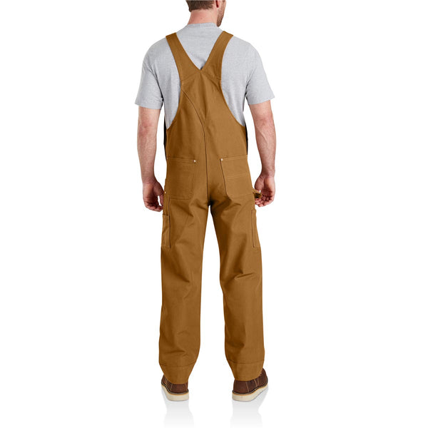 Carhartt 102776-211 Men's Relaxed Fit Duck Bib Overall - Carhartt Brown